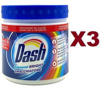 6 PZ DASH DIAMOND BRIGHT SMACCHIATORE IN POLVERE PER CAPI BIANCHI 500GR