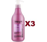 3 PZ DIKSON SHAMPOO LISCIANTE LISCI PERFETTI CAPELLI CRESPI 500ML PROFESSIONALE
