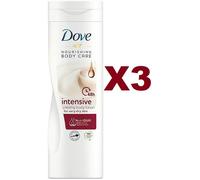 3 PZ DOVE BODY CARE INTENSIVE SKIN CARE CREMA CORPO IDRATANTE 400ML PELLE SECCA