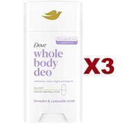 3 PZ DOVE DEO STICK CORPO DEODORANTE LAVANDA E CAMOMILLA 75ML LAVENDER