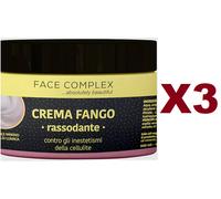3 PZ FACE COMPLEX CREMA FANGO RASSODANTE SALE MARINO E BAVA DI LUMACA 500ML