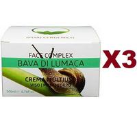 3 PZ FACE COMPLEX CREMA MULTIUSO BAVA DI LUMACA VISO MANI CORPO 200ML