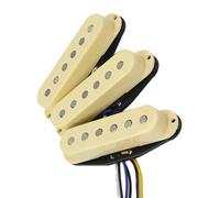 3 pz Flat Top Pole Pezzi Vintage Alnico 5 Single Coil Pickup Pickup per chitarra Set per parti di chitarra FD ST Pickup Strumento Chitarra