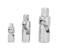 3 pz Giunto Universale Presa CRV 1/4 "3/8" 1/2 "360° Giunto Universale Set Angolo A Cricchetto Barra di Estensione Presa Adattatore