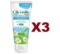 3 PZ GLICEMILLE SCRUB MANI E UNGHIE IDRATANTE LEGGERA CON BIO CAMOMILLA 100ML