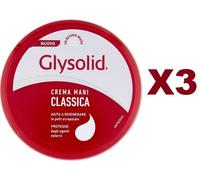 6pz GLYSOLID Crema mani classica rigenera & protegge vaso NUOVA 75ml
