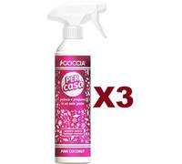 3 PZ GOCCIA PER CASA SPRAY SPOLVERA PULISCE IGIENIZZA PROFUMA 500ML PINK COCONUT