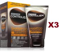 3 PZ JUST FOR MEN SHAMPOO COLORANTE GRADUALE 2IN1 CON BALSAMO