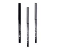 3 pz KOST Kajal Waterproof automatic eye pencil matita occhi automatica 01 black