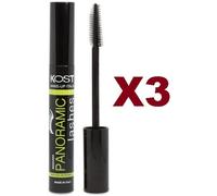3 PZ KOST MASCARA PANORAMIC LASHES CIGLIA EFFETTO VENTAGLIO