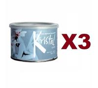 3 PZ KRISTAL LATTE CERETTA DEPILATORIA LIPOSOLUBILE 400ML CERA DEPILAZIONE