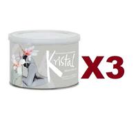 3 PZ KRISTAL MICROMICA CERETTA DEPILATORIA LIPOSOLUBILE 400ML CERA DEPILAZIONE