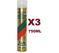 3 PZ LACCA LADY ROSSANA PER PARRUCCHIERI PROFESSIONALE 750ML SPRAY GAS ECOLOGICO