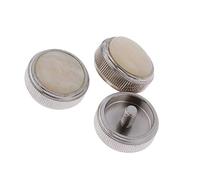 3 Pz Lega Baritono Tromba Valvola Dito Pulsanti Set Ottone Vento Strumentale