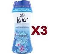 3 PZ LENOR PERLE RISVEGLIO PRIMAVERILE PROFUMO PER IL BUCATO 195ML