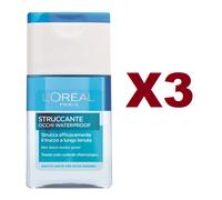 3 PZ L'OREAL PARIS STRUCCANTE OCCHI E LABBRA WATERPROOF 125 ML