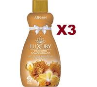 3 PZ LUXURY AMMORBIDENTE PROFUMATO SUPERCONCENTRATO PRIMAVERA 900ML 40 LAV