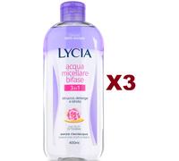 3 PZ LYCIA ACQUA MICELLARE BIFASE CON OLIO DI TSUBAKI 400ML SENZA RISCIACQUO