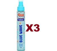 3 PZ MALIZIA BON BONS ACQUA PROFUMATA SPRAY BLUE WAVE 75ML