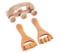 3 Pz Massaggio Massaggiatore Per La Schiena in Legno Massaggiatore Gua Sha Per Le Braccia Per Il Corpo Muscolo Di Legno Madre Semplice Fionda