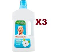 3 PZ MASTRO LINDO RIMUOVE SPORCO E GRASSO AI FIORI DI COTONE PAVIMENTI 930ML