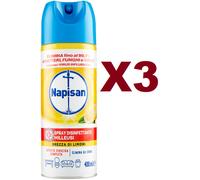 3pz Napisan Spray disinfettante milleusi brezza di limoni 400ml