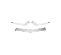 3 pz Nero Auto Paraurti Anteriore Lip Splitter Diffusore Spoiler Copertura Della Protezione Compatibile for Benz W207 E-Class E200 e350 2014-2016(Chrome Silver)