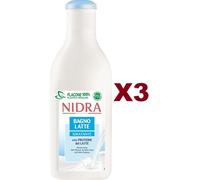 3 PZ NIDRA BAGNOLATTE IDRATANTE CON PROTEINE DEL LATTE 750ML
