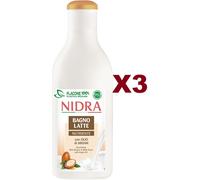 3 PZ NIDRA BAGNOLATTE NUTRIENTE CON OLIO DI ARGAN 750ML BAGNO SCHIUMA