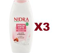 3 PZ NIDRA DOCCIA DELICATO CON LATTE DI MANDORLE 250ML
