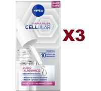 3 PZ NIVEA EXPERT FILLER CELLULAR ACIDO IALURONICO SIERO RIMPOLPANTE 30ML