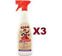 3 PZ OLE' RESSENZA ECRU' PROFUMA DEODORA IGIENIZZA DETERGE SPOLVERA SPRAY 750ML