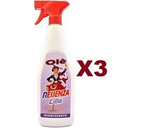 3 PZ OLE' RESSENZA LILLA PROFUMA DEODORA IGIENIZZA DETERGE SPOLVERA SPRAY 750ML