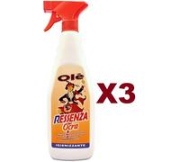 3 PZ OLE' RESSENZA OCRA PROFUMA DEODORA IGIENIZZA DETERGE SPOLVERA SPRAY 750ML
