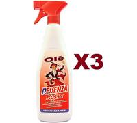 3 PZ OLE' RESSENZA ROSSA PROFUMA DEODORA IGIENIZZA DETERGE SPOLVERA SPRAY 750ML