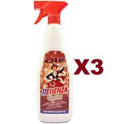 3 PZ OLE' RESSENZA TOPAZ PROFUMA DEODORA IGIENIZZA DETERGE SPOLVERA SPRAY 750ML
