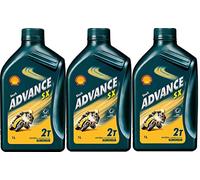 3 Pz OLIO SHELL SCOOTER ADVANCE SX2 1LT 3 Pz OLIO SHELL SCOOTER ADVANCE SX2 1LT