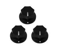 3 Pz/pacco Manopole per Basso Chitarra Jazz Manopole Potenziometro Manopole di Tornitura Pulsante Effetto Manopola di Controllo Set di Ricambio Set Musica Concerto Accessorio