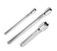 3 Pz/pacco Presa Professionale Asta Prolunga Set Prolunghe 50mm 75mm 100mm 1/4 Pollice Drive Forte Strumento Manutenzione In Acciaio Presa Estensione Strumento Manuale