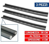 3 PZ PARASPIFFERI SOTTOPORTA PARAFREDDO PER PORTE PORTONI FINESTRE CM 95 26681/3