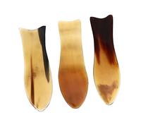 3 Pz Pellicola Per Raschiare Il Corno Tavola Guasha Facciale in Tavola Da Massaggio Trigger Point Tavola Raschiante Per Il Corpo Viso Asse Abito Forma Di Pesce Corna Smeraldo