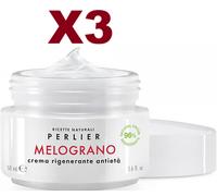 3 PZ PERLIER CREMA RIGENERANTE ANTIETA' MELOGRANO RICETTE NATURALI 50ML VEGAN