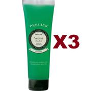 3 PZ PERLIER DOCCIA SHAMPOO VETIVER DI GAVA 250ML SHOWER GEL