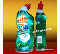 2 Flaconi Pratic Gel Wc Mountain Profumo Fresco Agisce a Lungo su Pareti Water