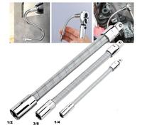 3 PZ Prolunga Flessibile Per Bussole E Chiave a Cricchetto Da 1/4", 3/8" e 1/2"