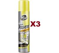 3 PZ PULISVELT ACCHIAPPA POLVERE ANTISTATICO LIMONE 300ML