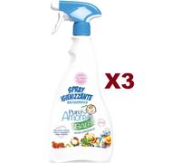 3 PZ PURO AMORE BABY IPOALLERGENICO SPRAY IGIENIZZANTE MULTISUPERFICIE 750ML.