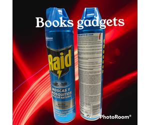 3 pz RAID Insetticida Spray per Mosche e Mosconi Azione Fulminante 600ml