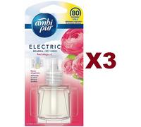 3 PZ RICARICHE AMBIPUR RICARICA FIORI ELEGANTI AMBI PUR CASA RICARICA ELETTRICO