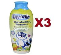 3 PZ SAPONELLO BAGNODOCCIA SHAMPOO PERA 400ML BAMBINI FORMULA NO LACRIME